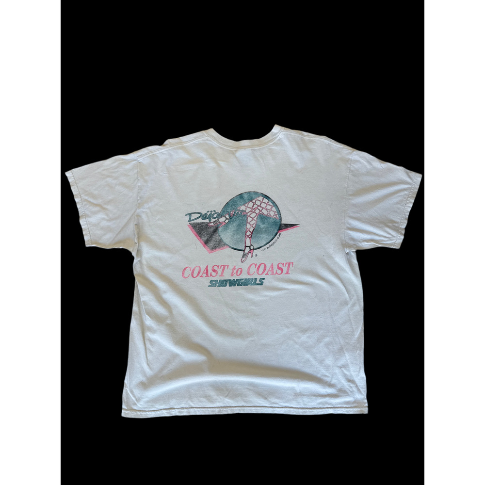 Vintage Déjà Vu Coast to Coast Showgirls Heavyweight T-Shirt  Tee (XL)
